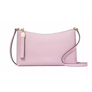 New Kate Spade Sadie Crossbody Saffiano Leather Quartz Pink